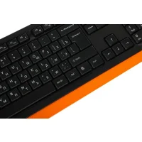 Комплект клавиатура + мышь A4Tech Fstyler F1010 (черный/оранжевый) фото 12